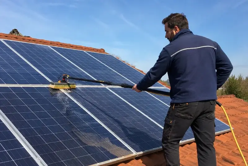 Nettoyage et entretien de panneaux solaires à Longuenée-en-Anjou